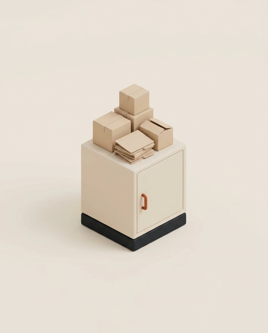 Lagerbox Metallbox 1,5 m³ — Akten, Reifen, Saisonware